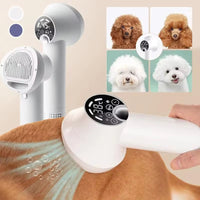Sèche-Poils Brosse 2-en-1 pour Chien & Chat — Air Chaud/Froid — vue 7